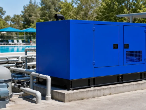 Městské koupaliště v sezóně: bazénová technologie a rychlá záloha