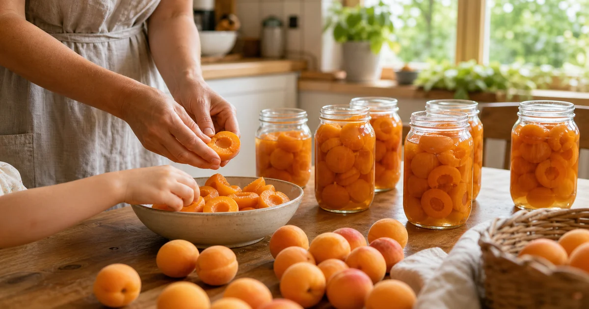 Zavařování meruněk s dětmi: kompot i džem, které vydrží do zimy
