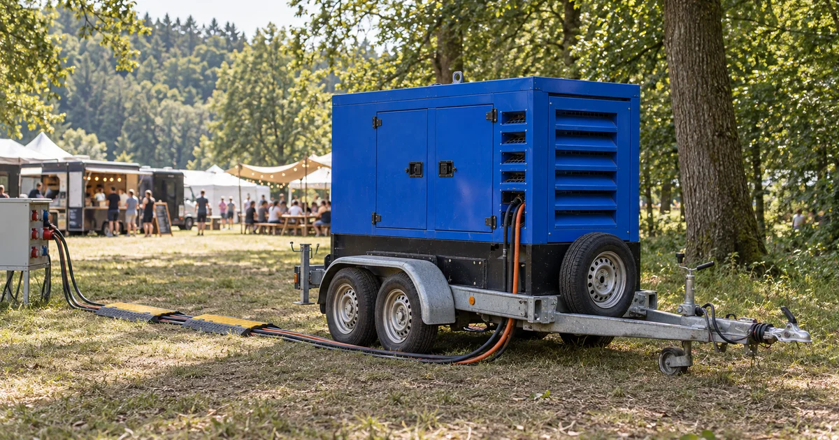 Rodinný festival v lesoparku: jak spočítat proud pro dílničky a food trucky