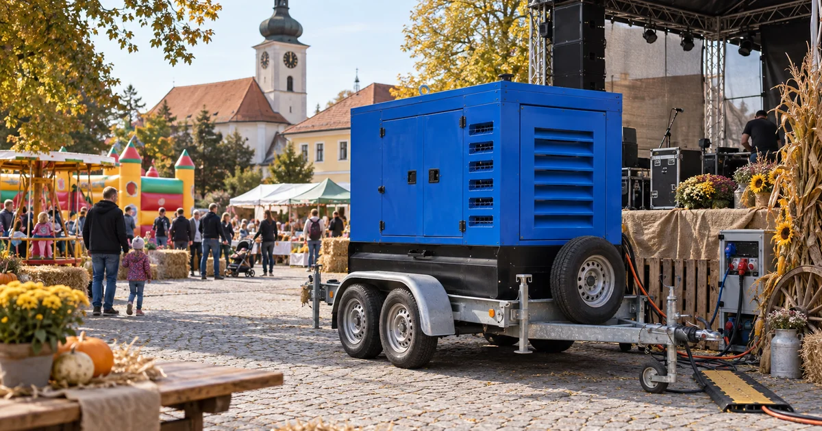 Dožínková slavnost v obci: technika pro kapelu, stánky i dětské soutěže