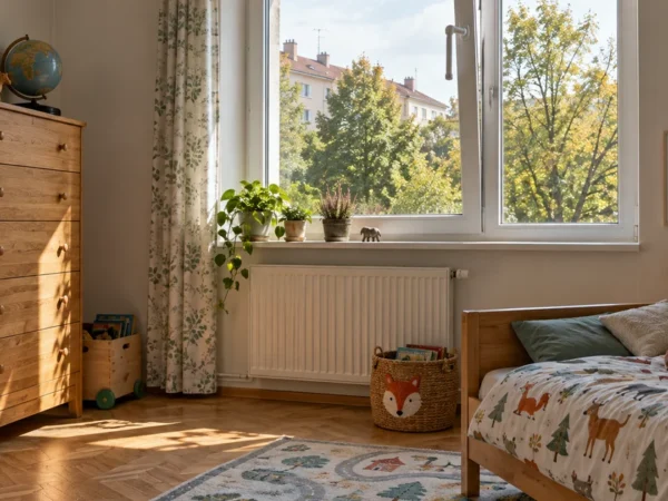 Bezpečný dětský pokoj: kotvení nábytku a zábrany oken