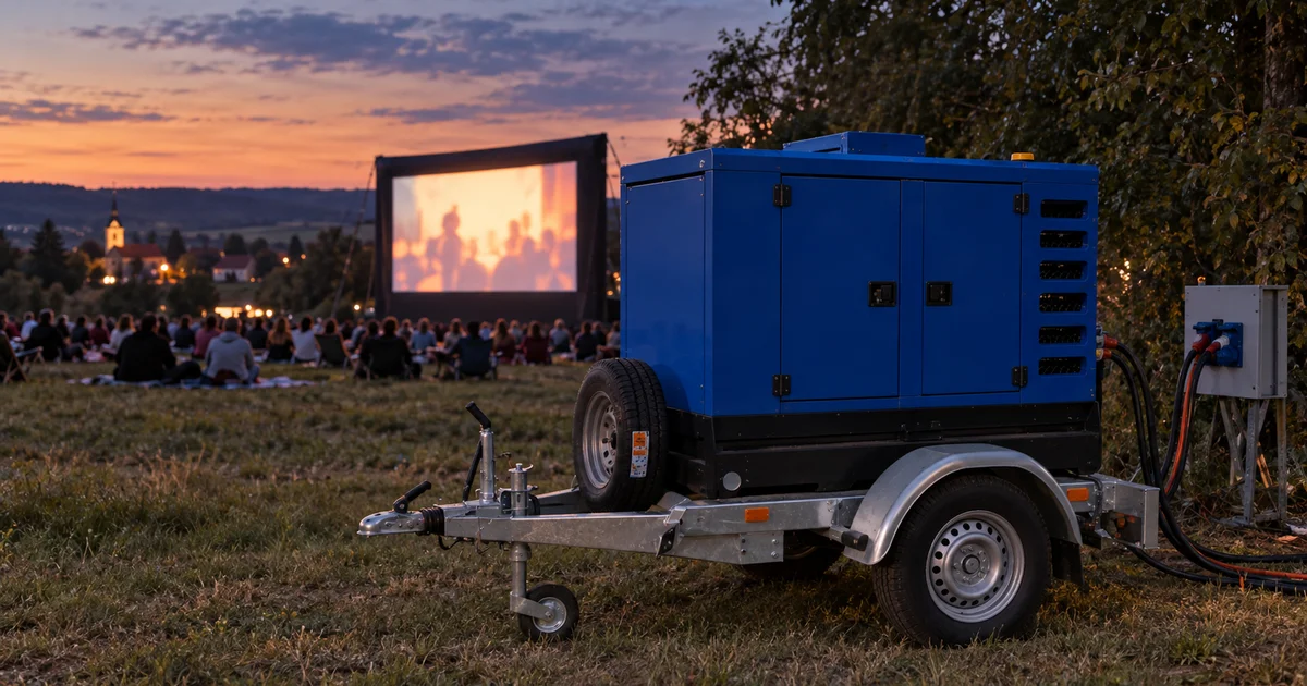 Letní kino v září: večer, kdy projektor i občerstvení jely z centrály